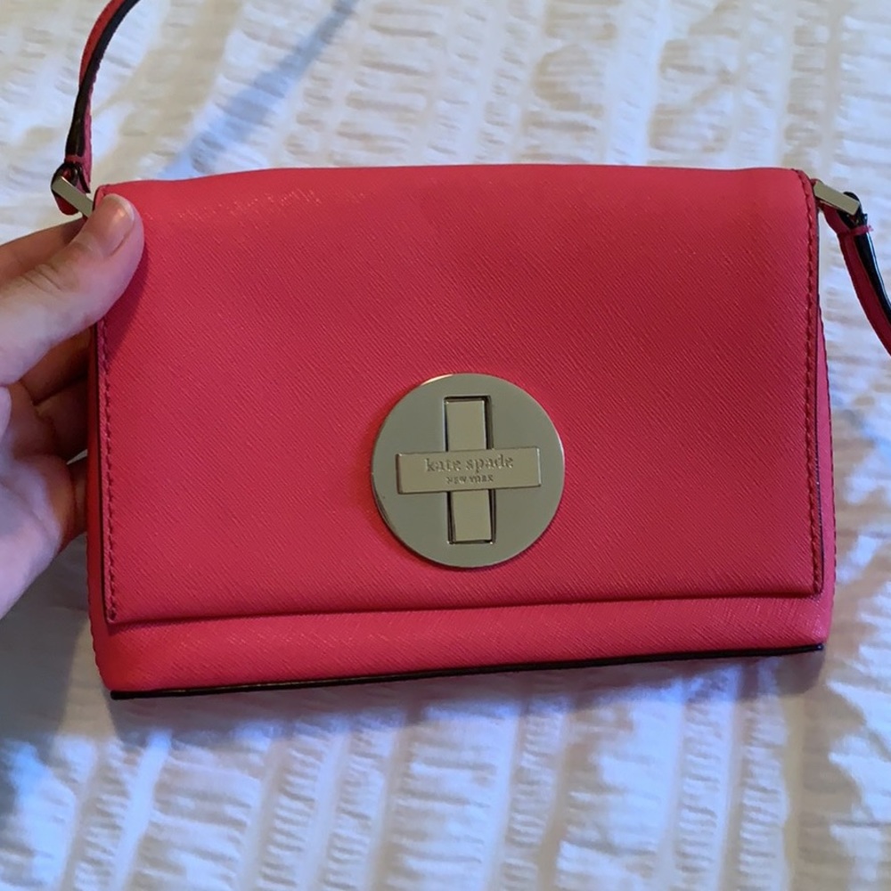 Kate Spade hot pink shoulder bag!